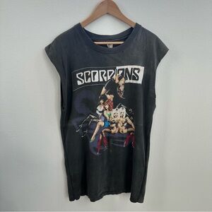Vintage Scorpions heavy metal sleeveless t-shirt